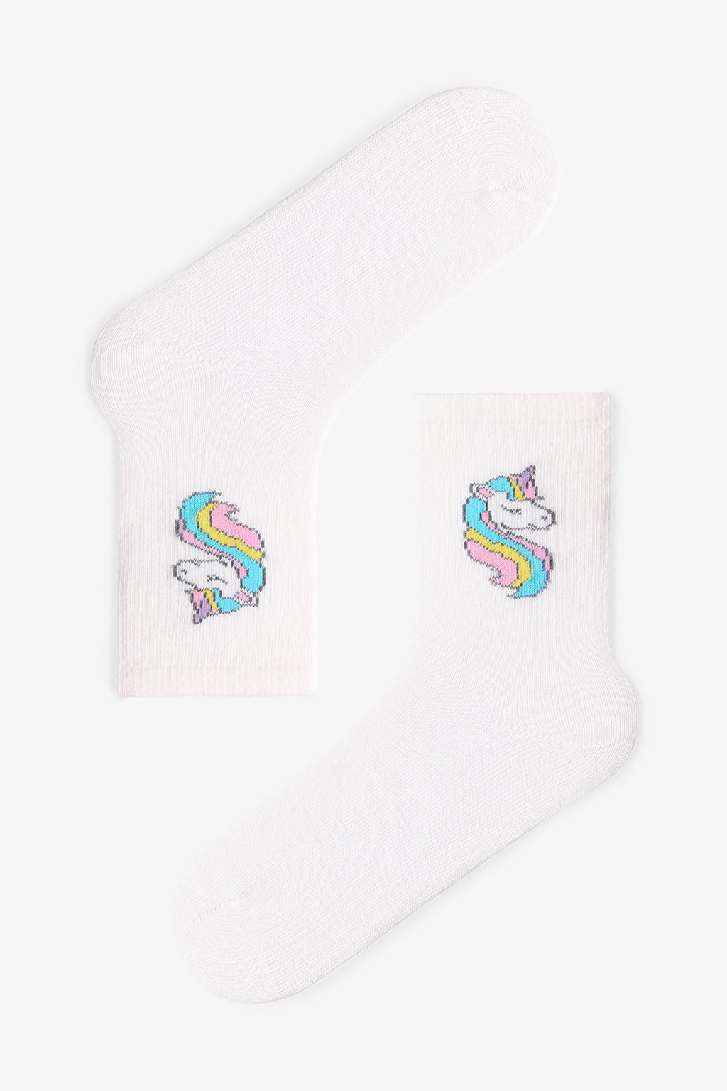 Colorful Girls Galaxy Unicorn 4-Pack Socks
