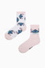 Girls Stitch Multicolored 2-Pack Ankle Socks - Stitch Collection