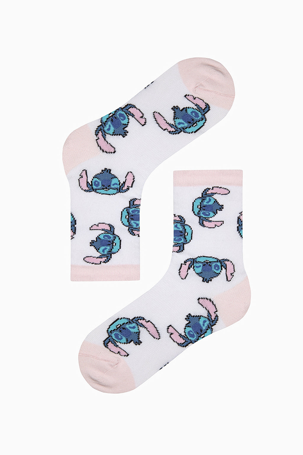 Girls Stitch Multicolored 2-Pack Ankle Socks - Stitch Collection