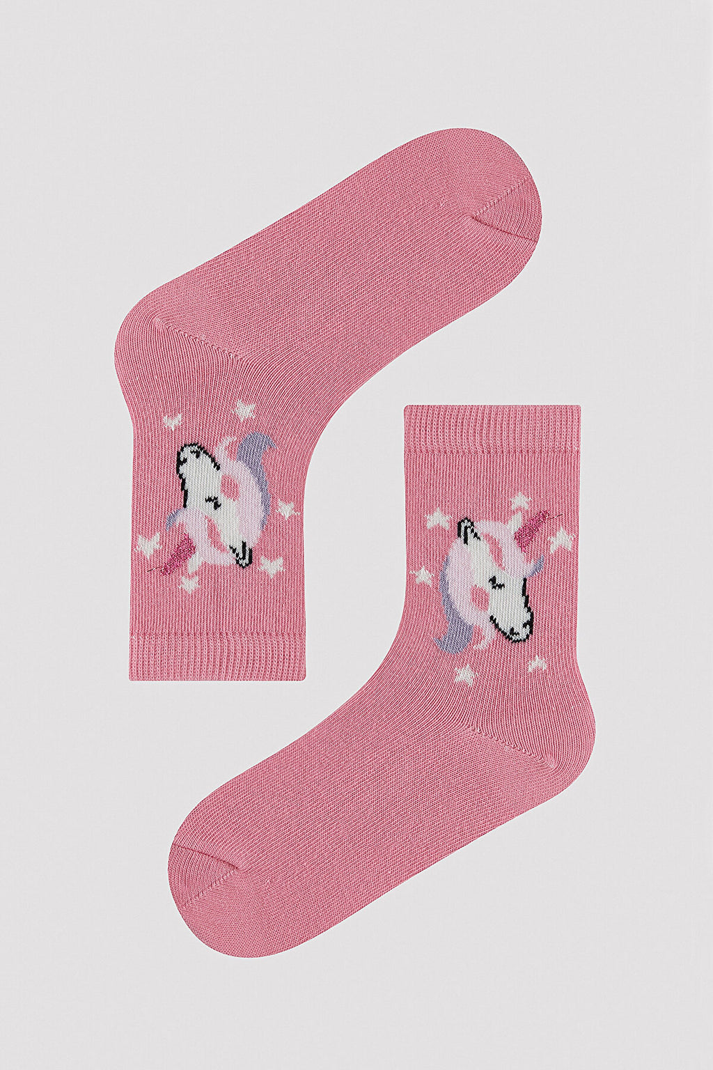 Girl Unicorn Printed 4 Pack Socket