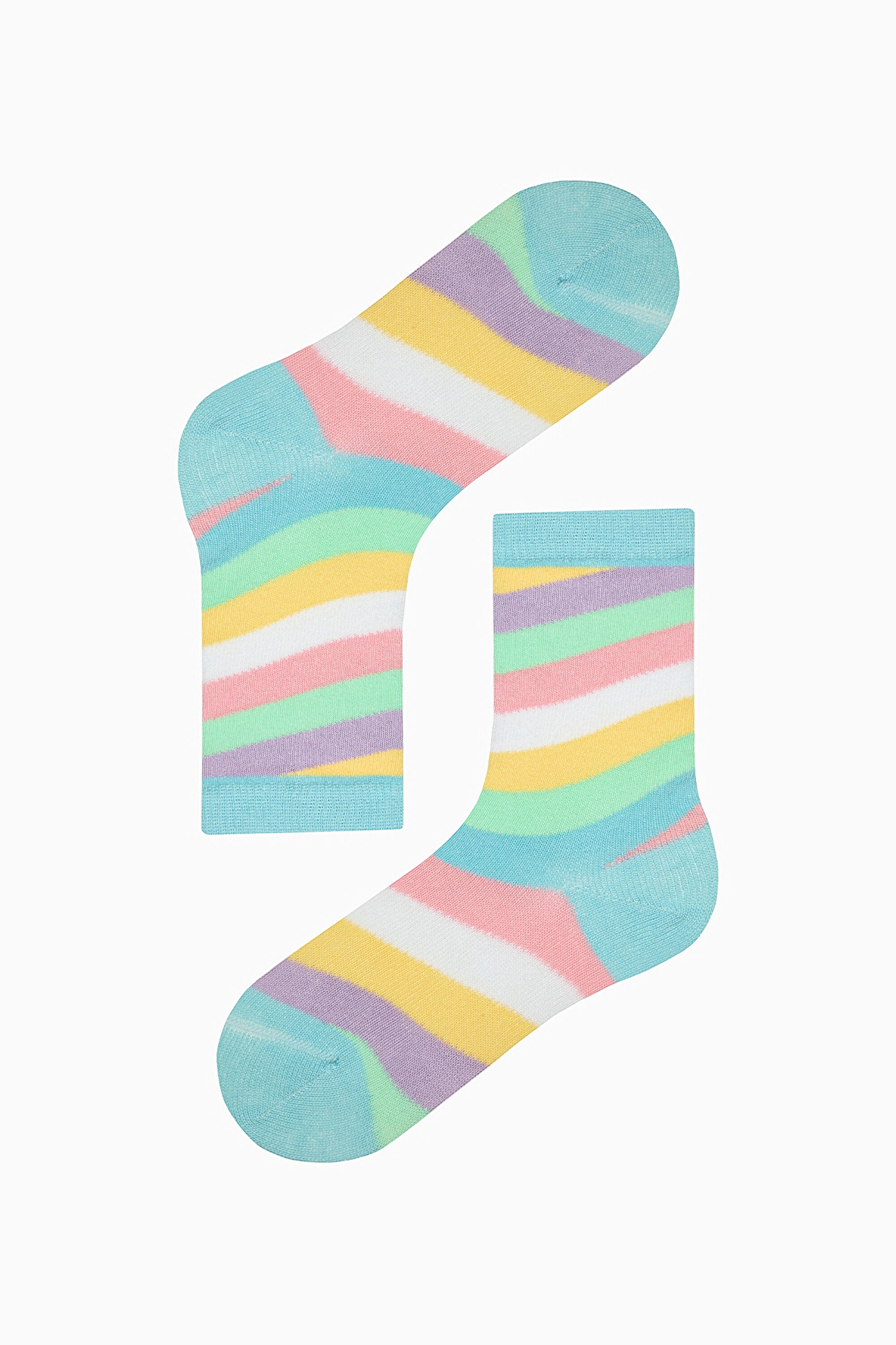 Girls Rainbow 4-Pack Socks
