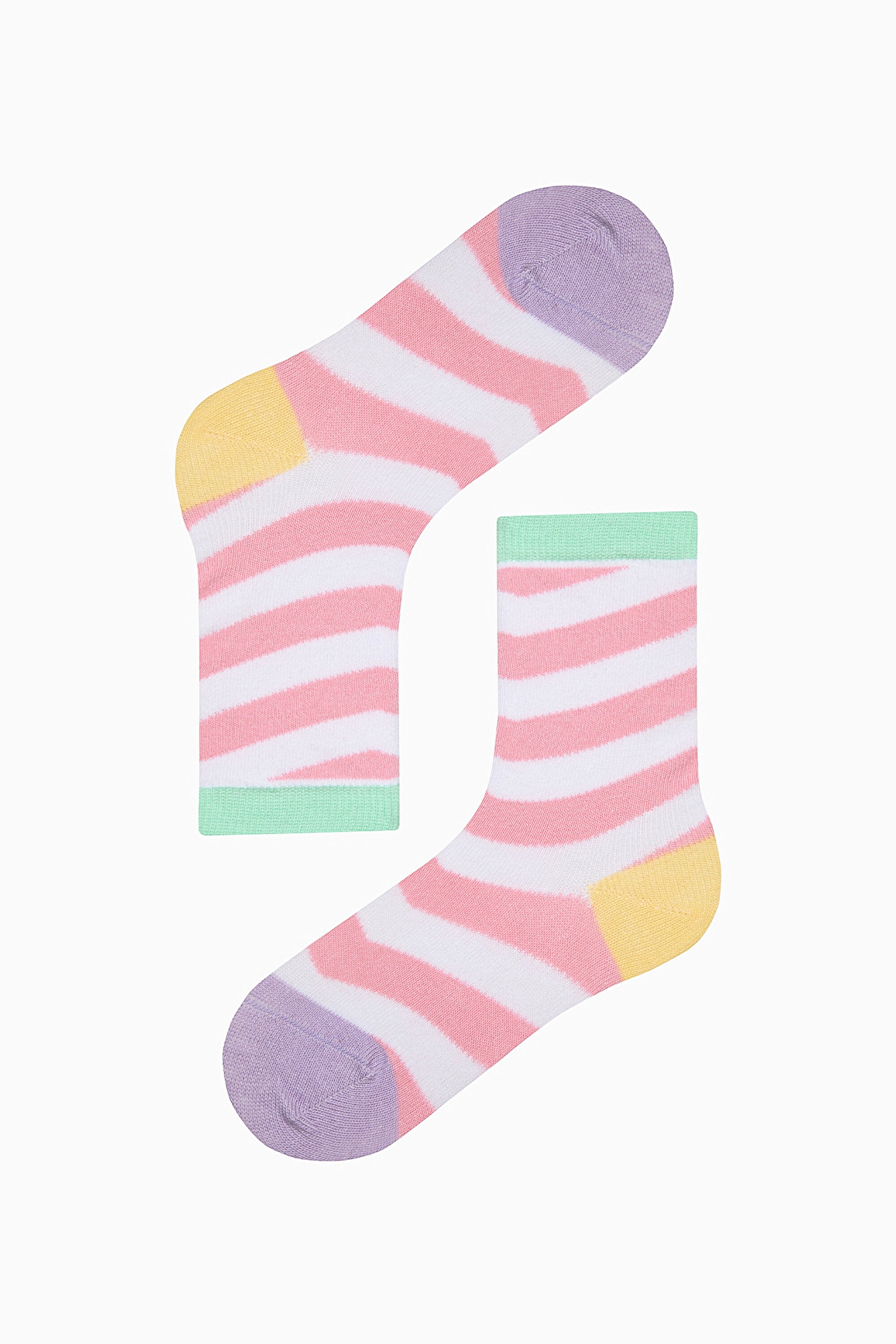 Girls Rainbow 4-Pack Socks