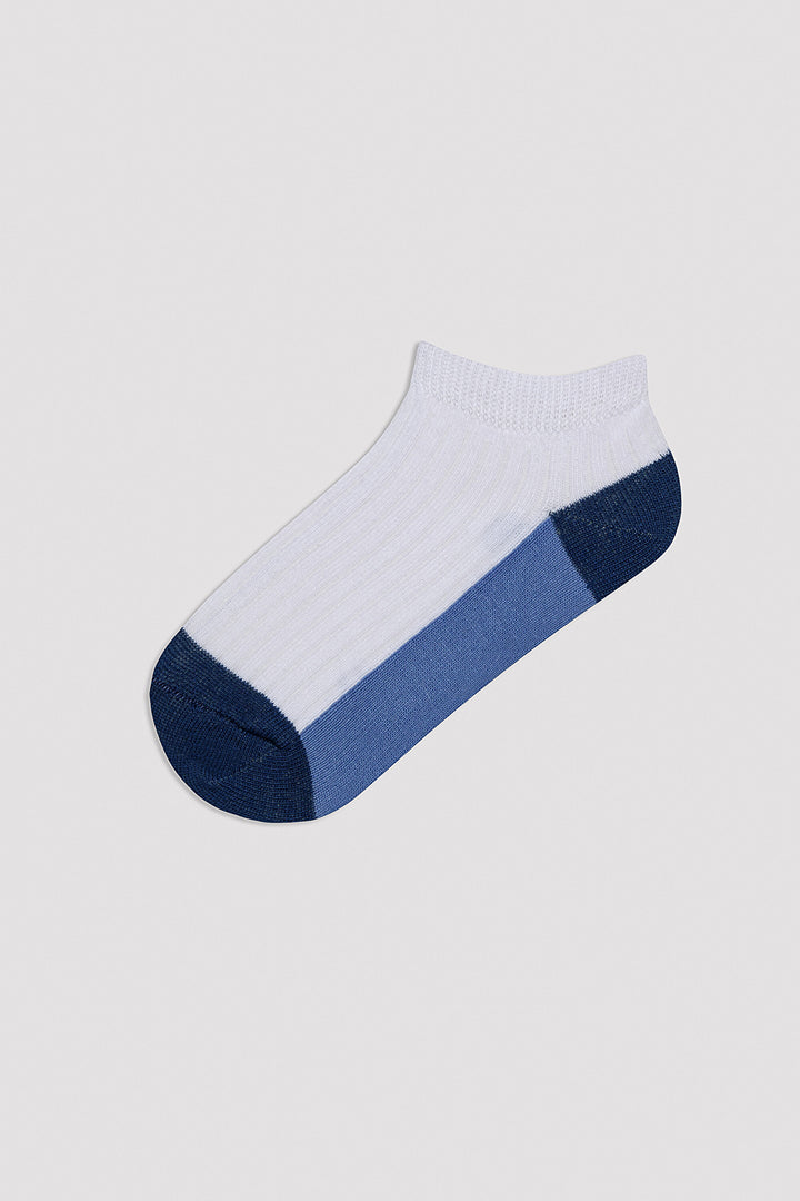 Boy's Sporty Lines Multicolored 4-Piece Booties Socks