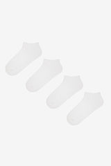 4 Pairs of Cotton Zigzag Patterned Ankle Socks
