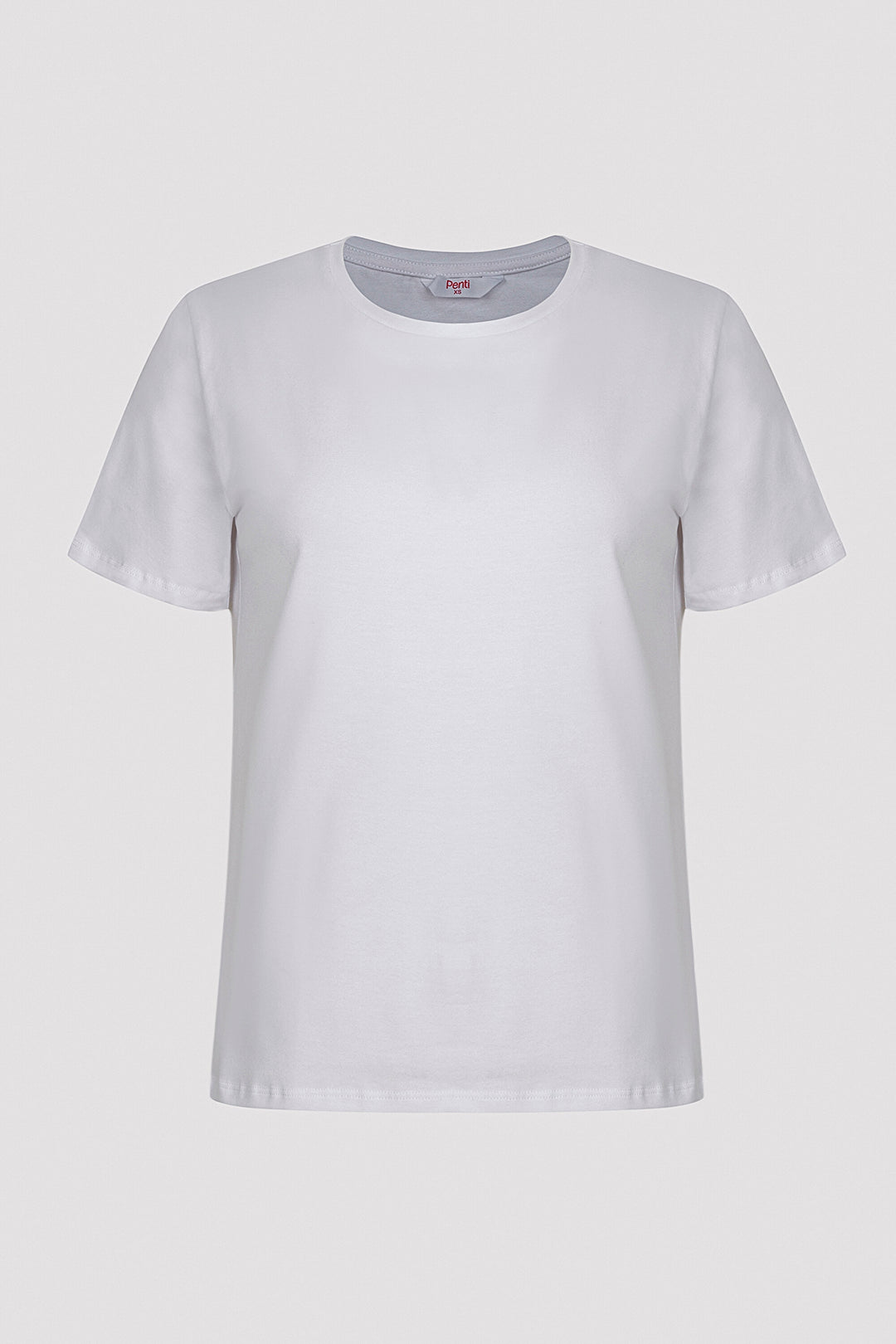 Cotton White Short Sleeve Basic T-Shirt