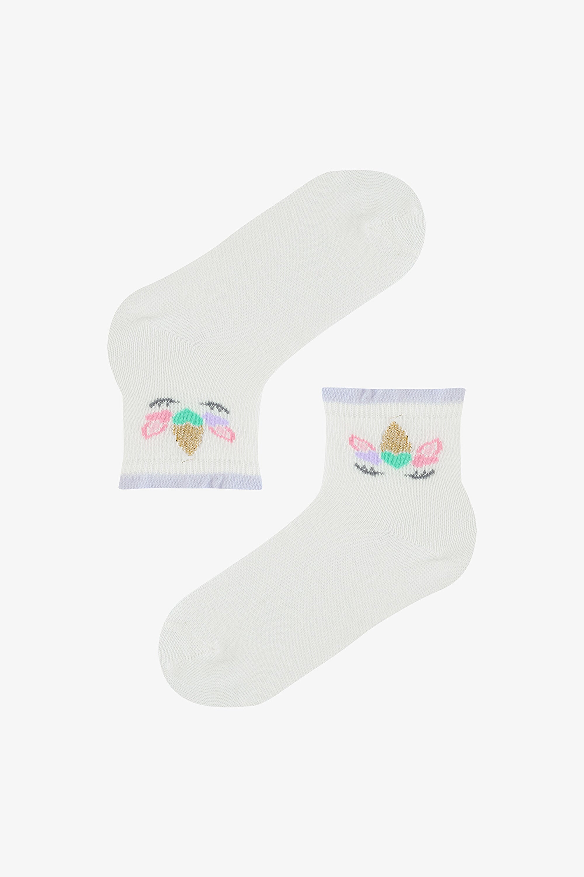 Girls Love Unicorn 3-Pack Socks