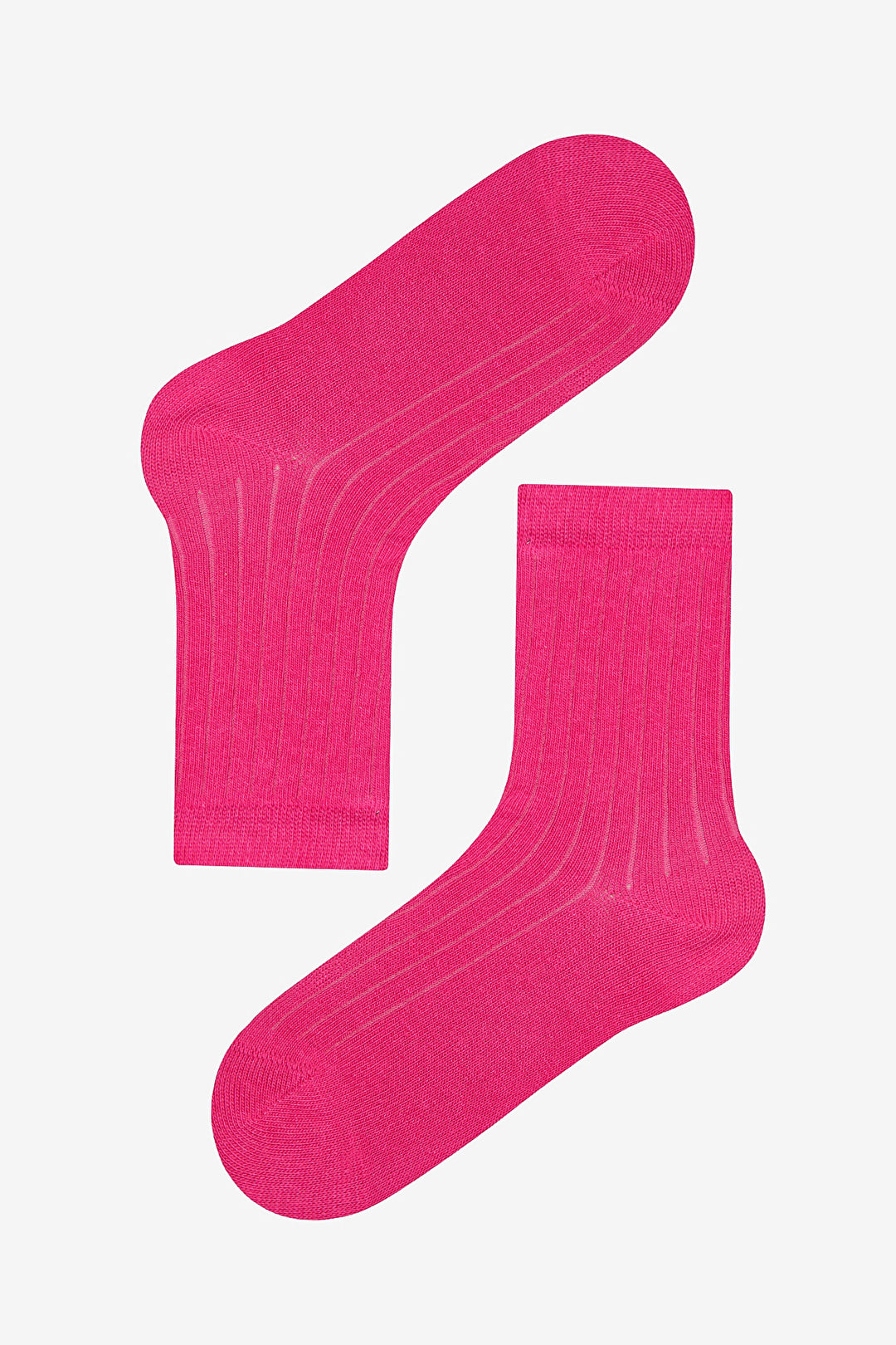 Girls Pink Heart 4-Pack Multicolored Ankle Socks