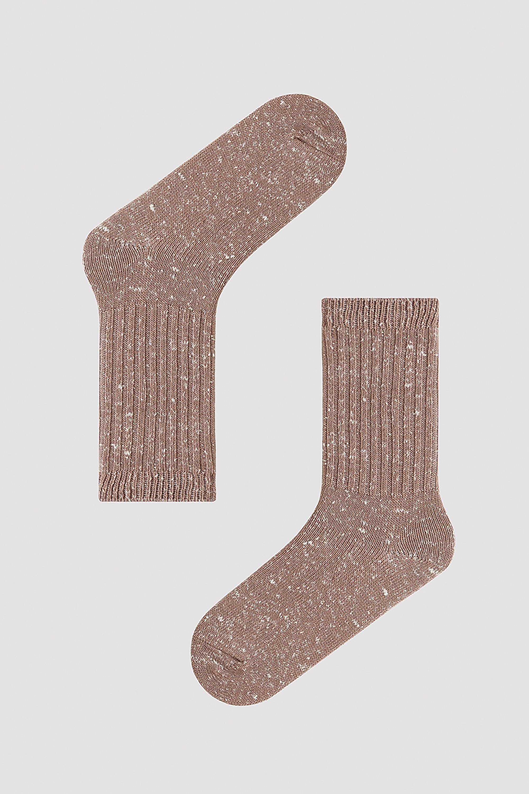 Light Brown Thick Boot Socks