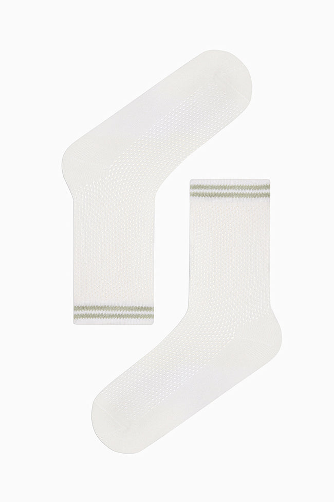 2 Pairs of Cotton Hole Breathable Ankle Socks Main Image