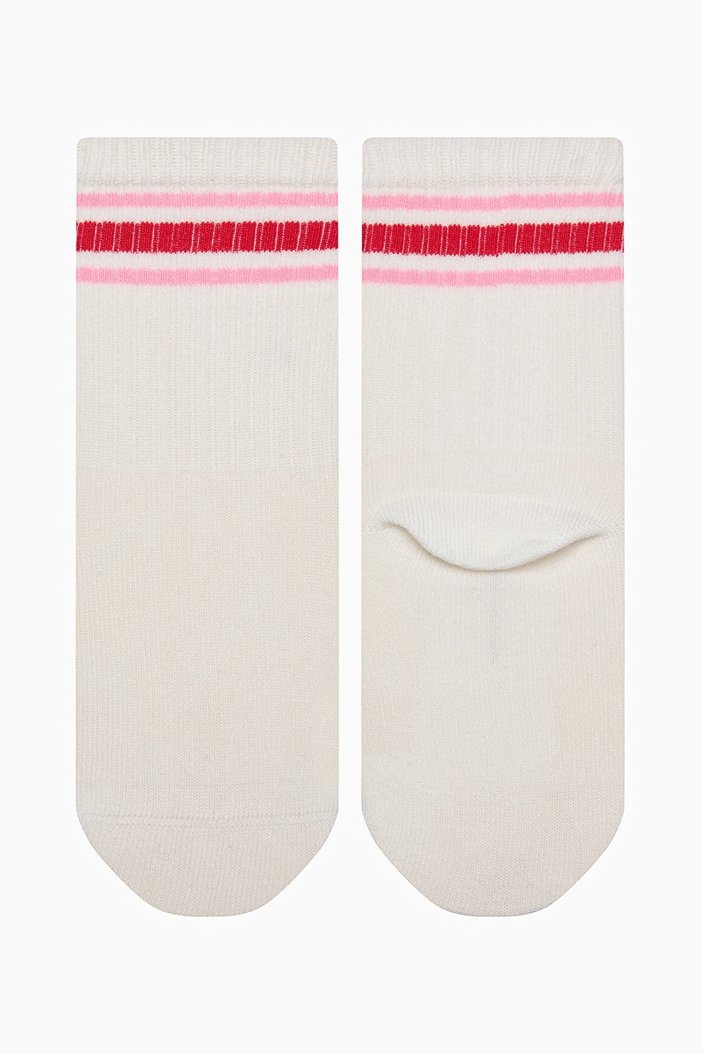 Girls Heart Multicolored 3-Pack Ankle Socks