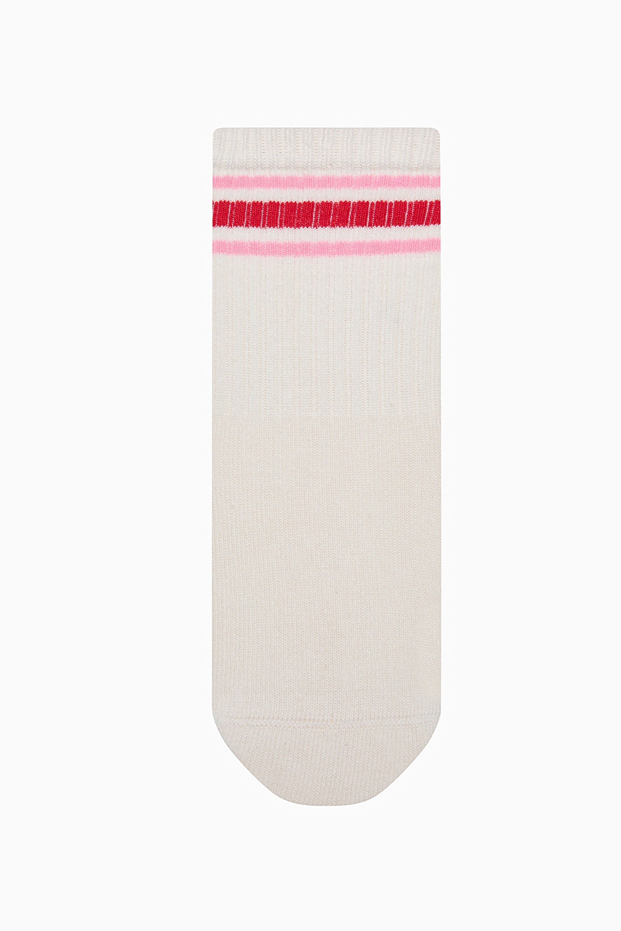 Girls Heart Multicolored 3-Pack Ankle Socks