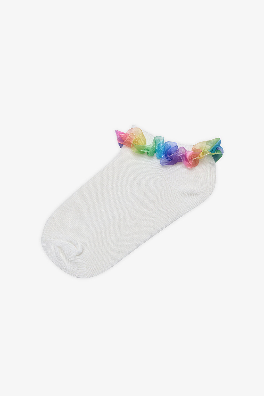 Girl Child Colorful Details 2-Pack Booties Socks