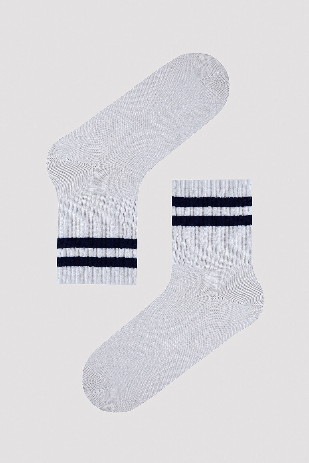 Colorful Stripe Printed Tennis Ankle Socks