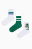 Boys Basket Dino 3-Pack Socks