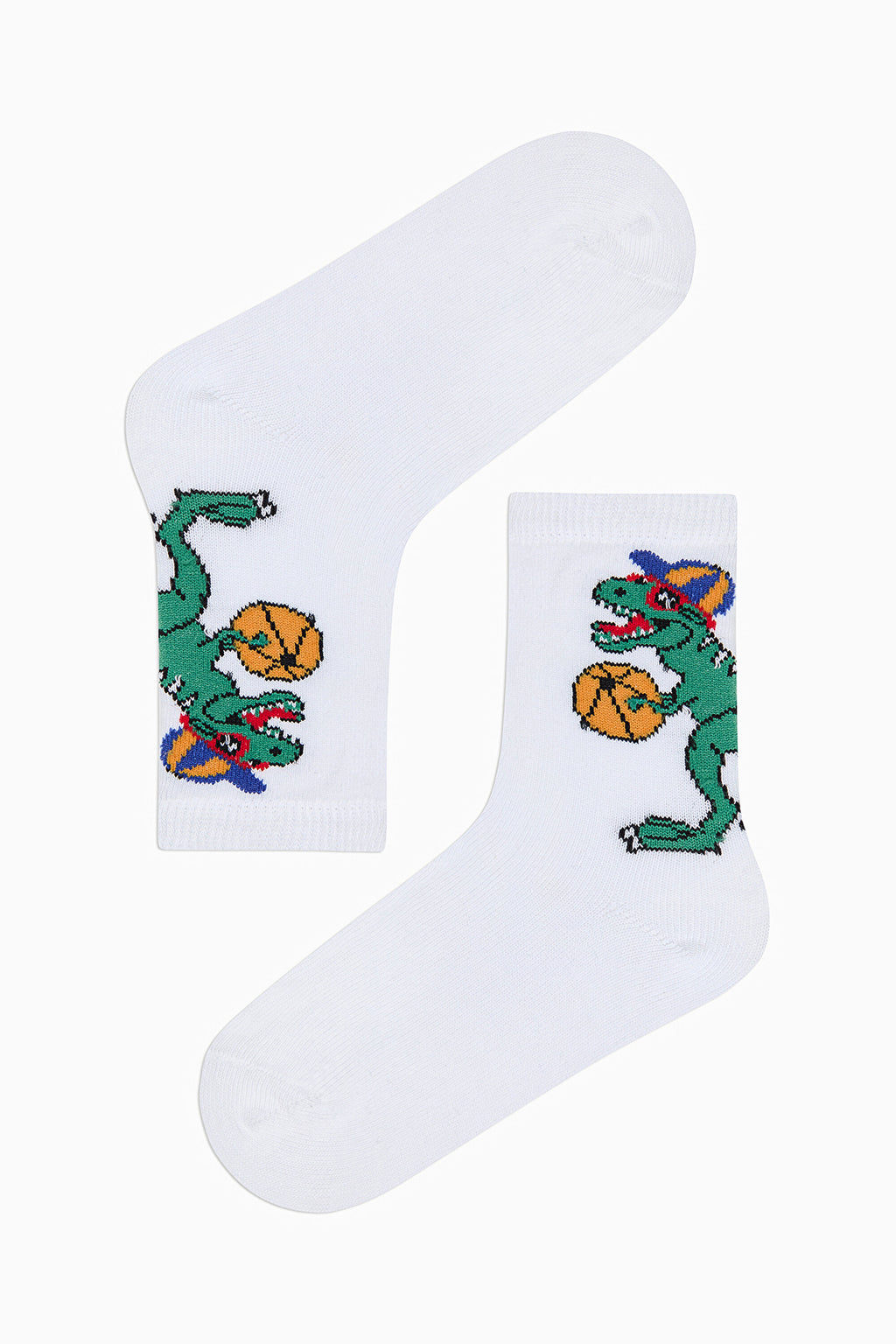 Boys Basket Dino 3-Pack Socks