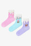 Girls Icy Friends 3-Pack Ankle Socks
