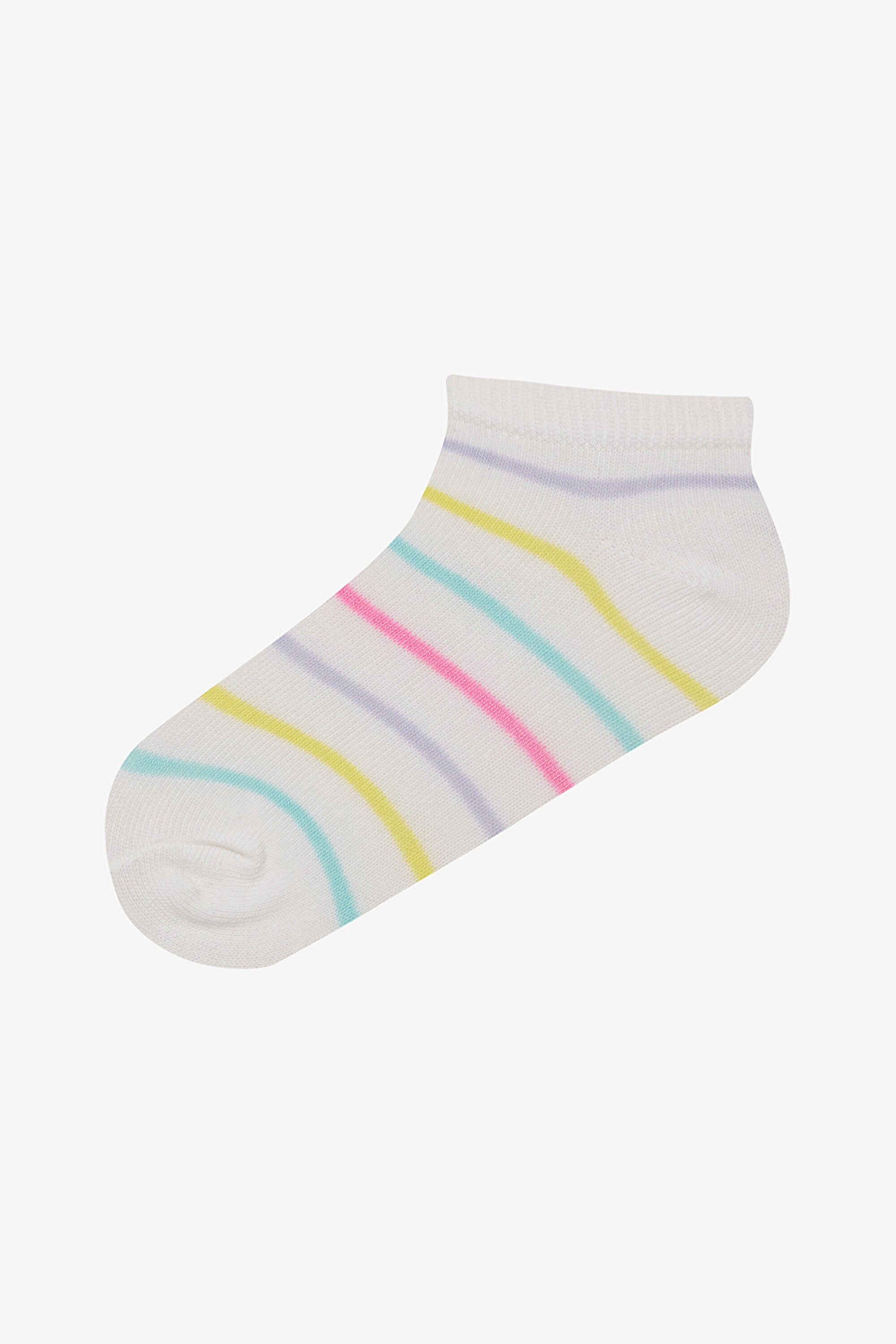Girl Star 4-Pack Multicolored Ankle Socks