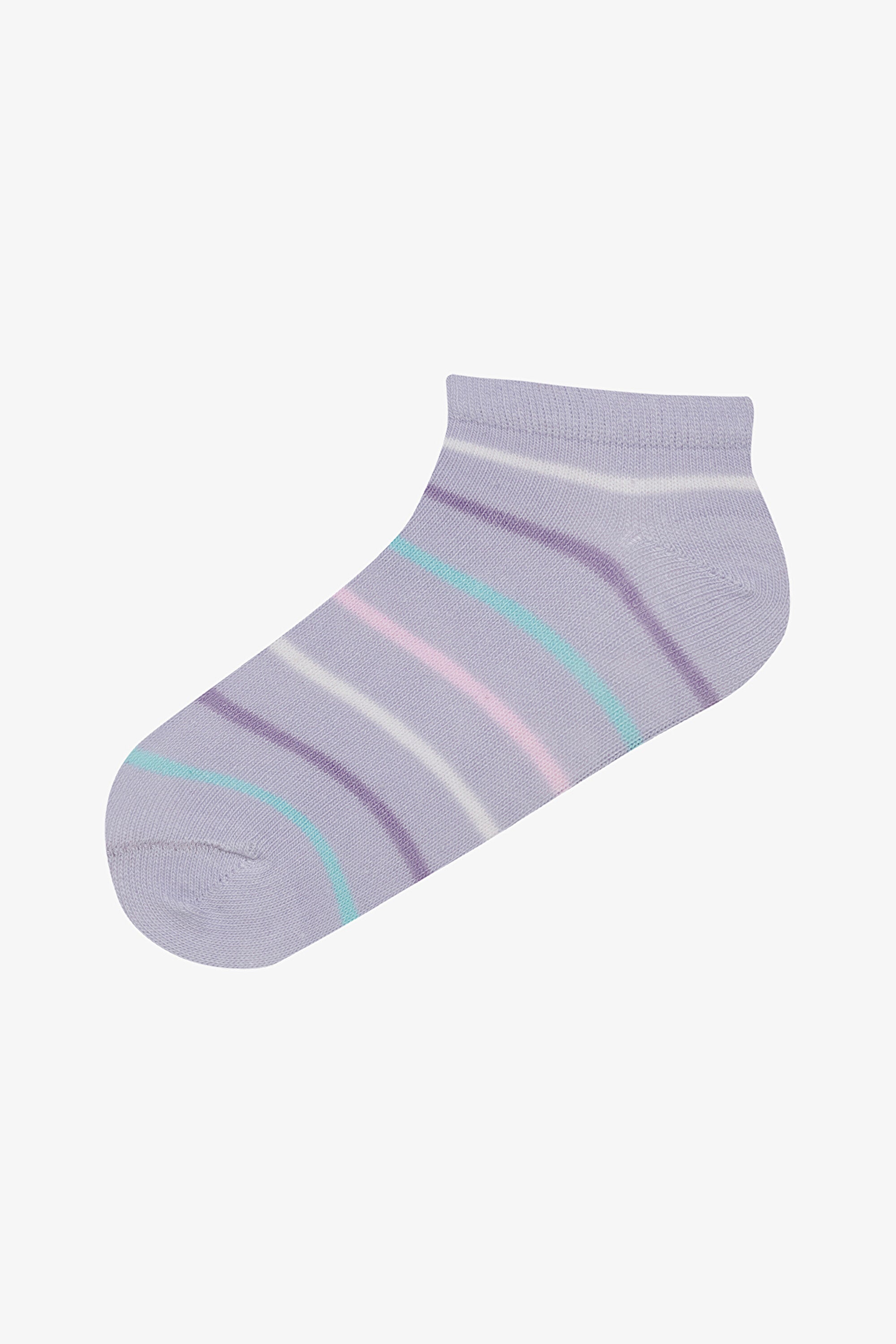 Girl Star 4-Pack Multicolored Ankle Socks