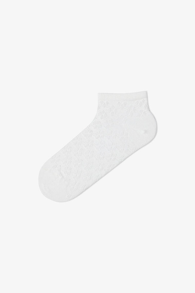 5 Pairs of Cotton Self-Patterned Ankle Socks Main Image