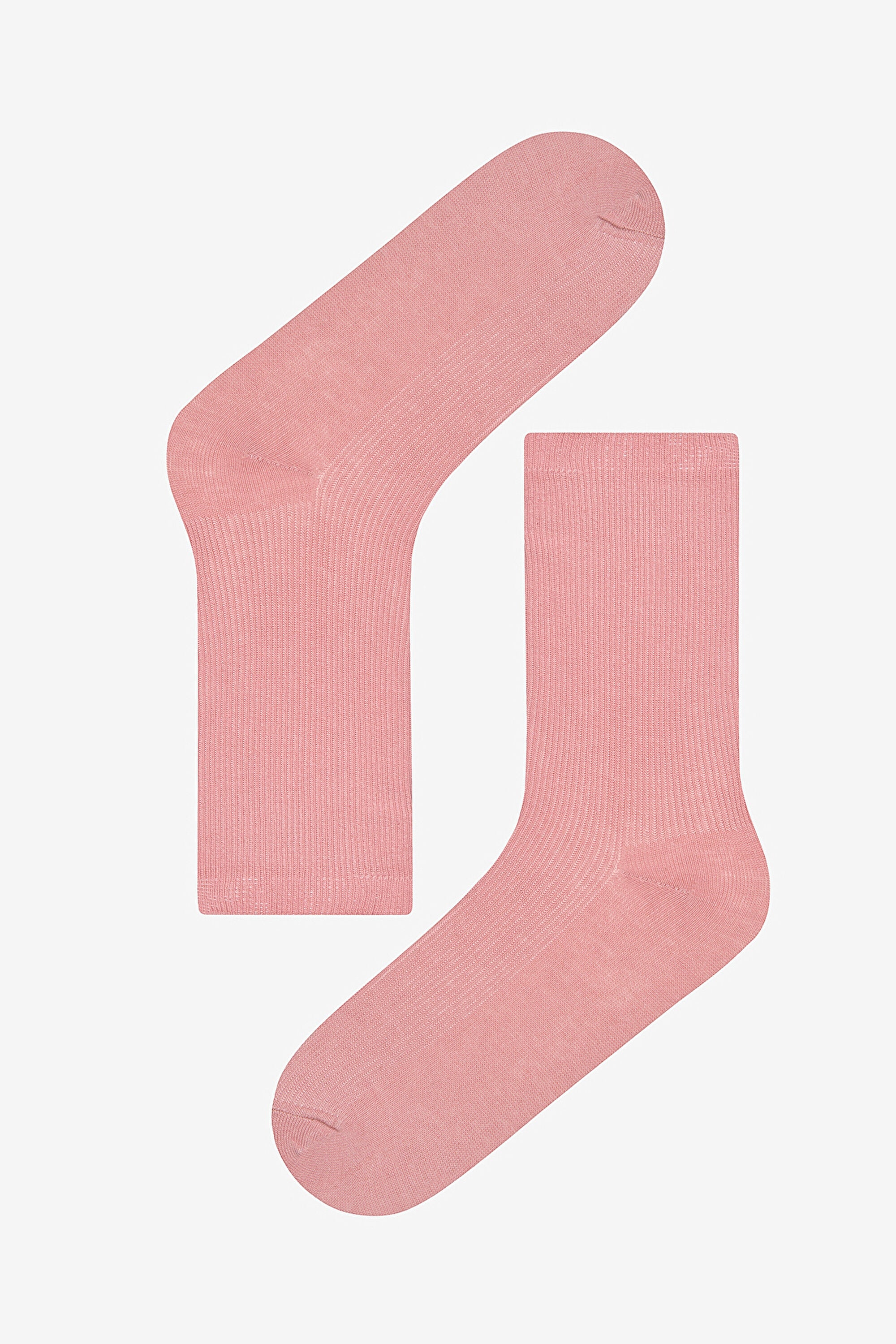 Basic Rib 5-Pack Pink Multicolored Ankle Socks