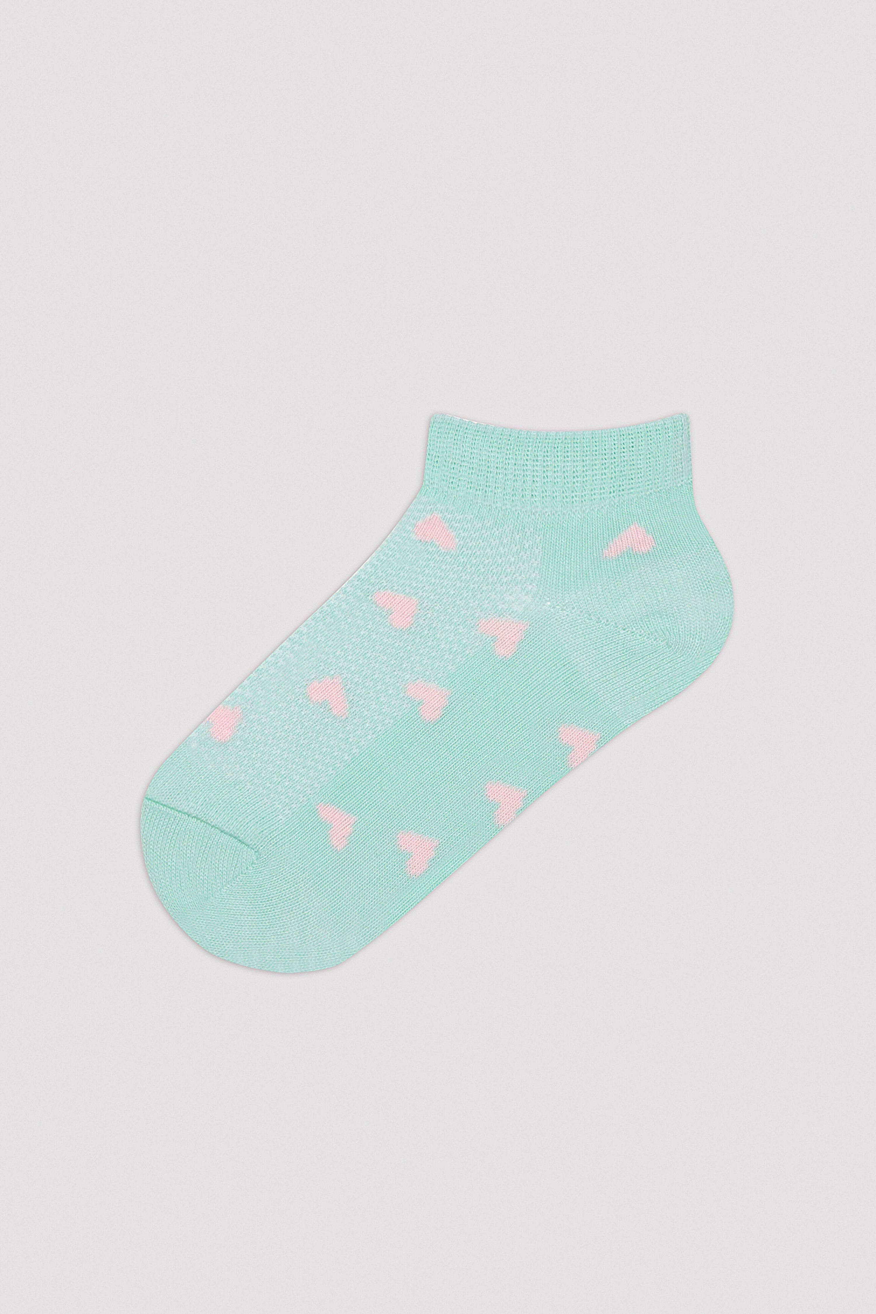 Girls Tiny Hearts 4in1 Liner Socks