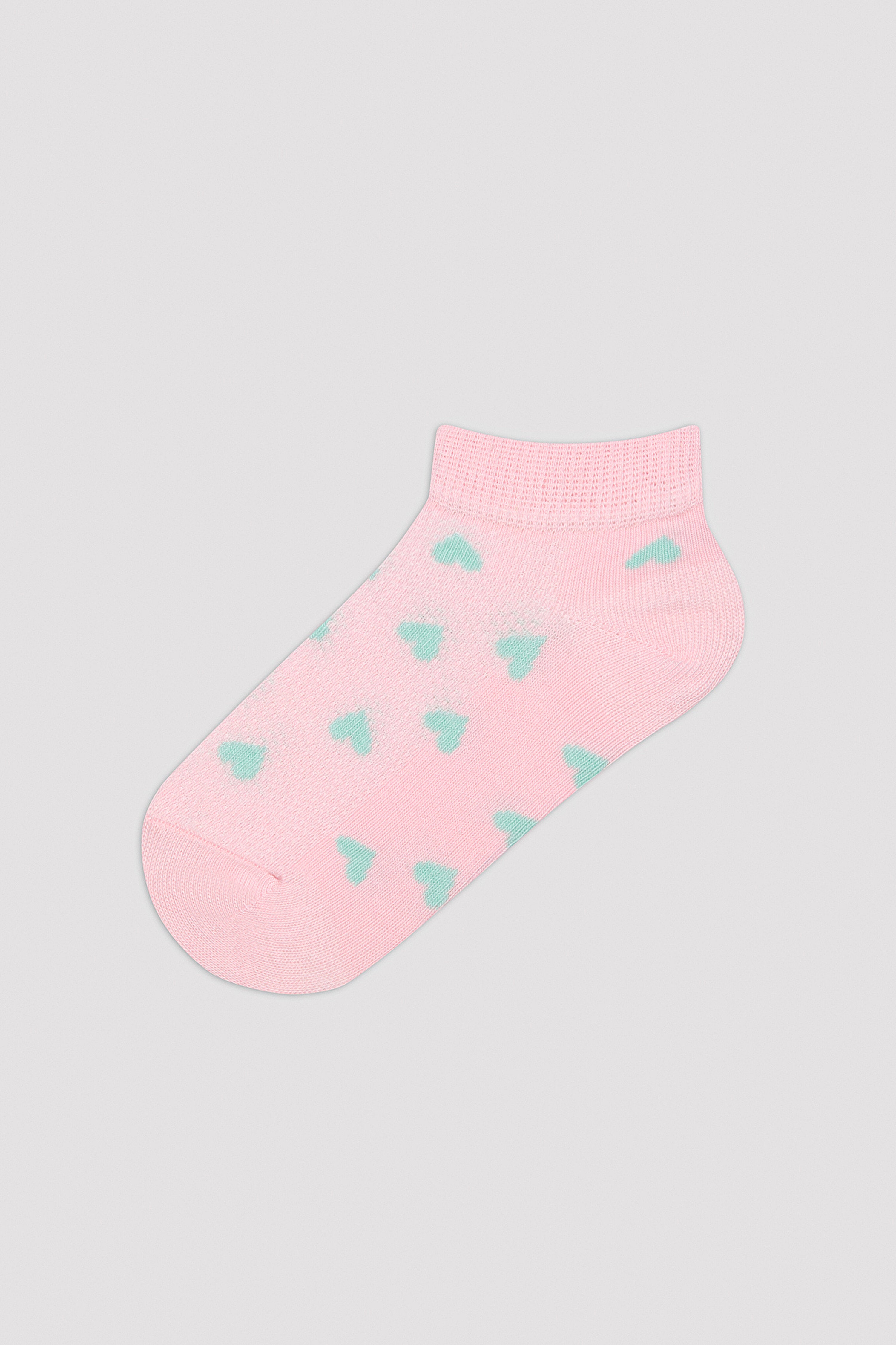 Girls Tiny Hearts 4in1 Liner Socks