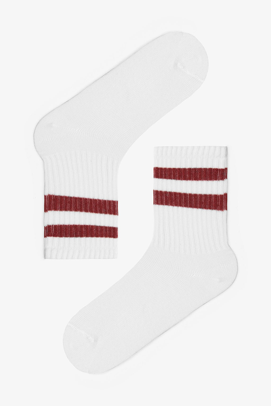 Boys Marshmallow Class Striped 3-Pack Ankle Socks