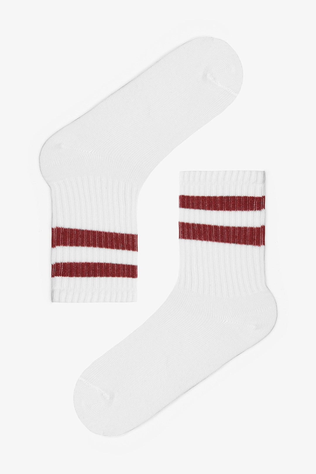 Boys Marshmallow Class Striped 3-Pack Ankle Socks