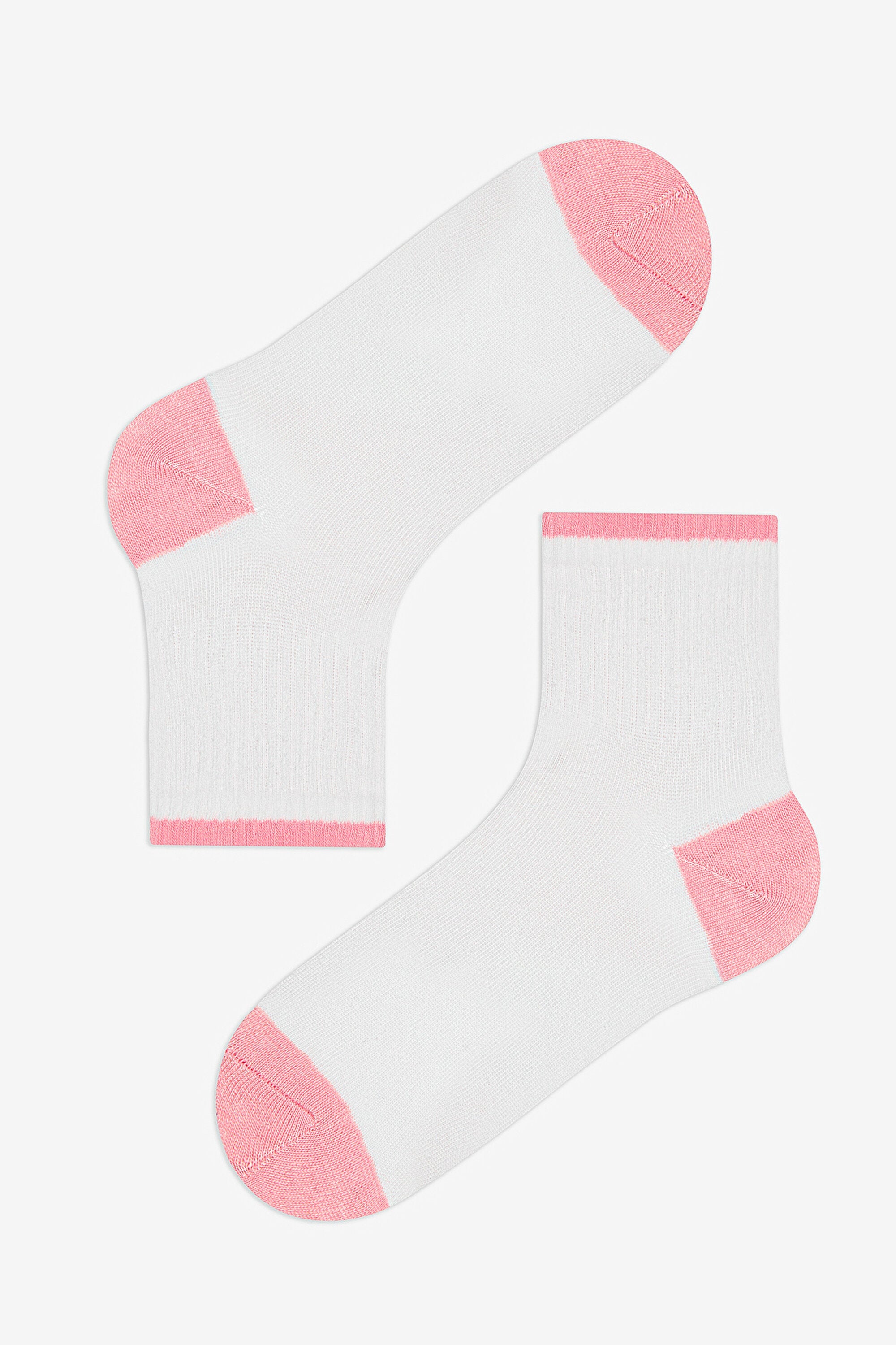5 Pairs of Cotton Ankle Colored Ankle Socks