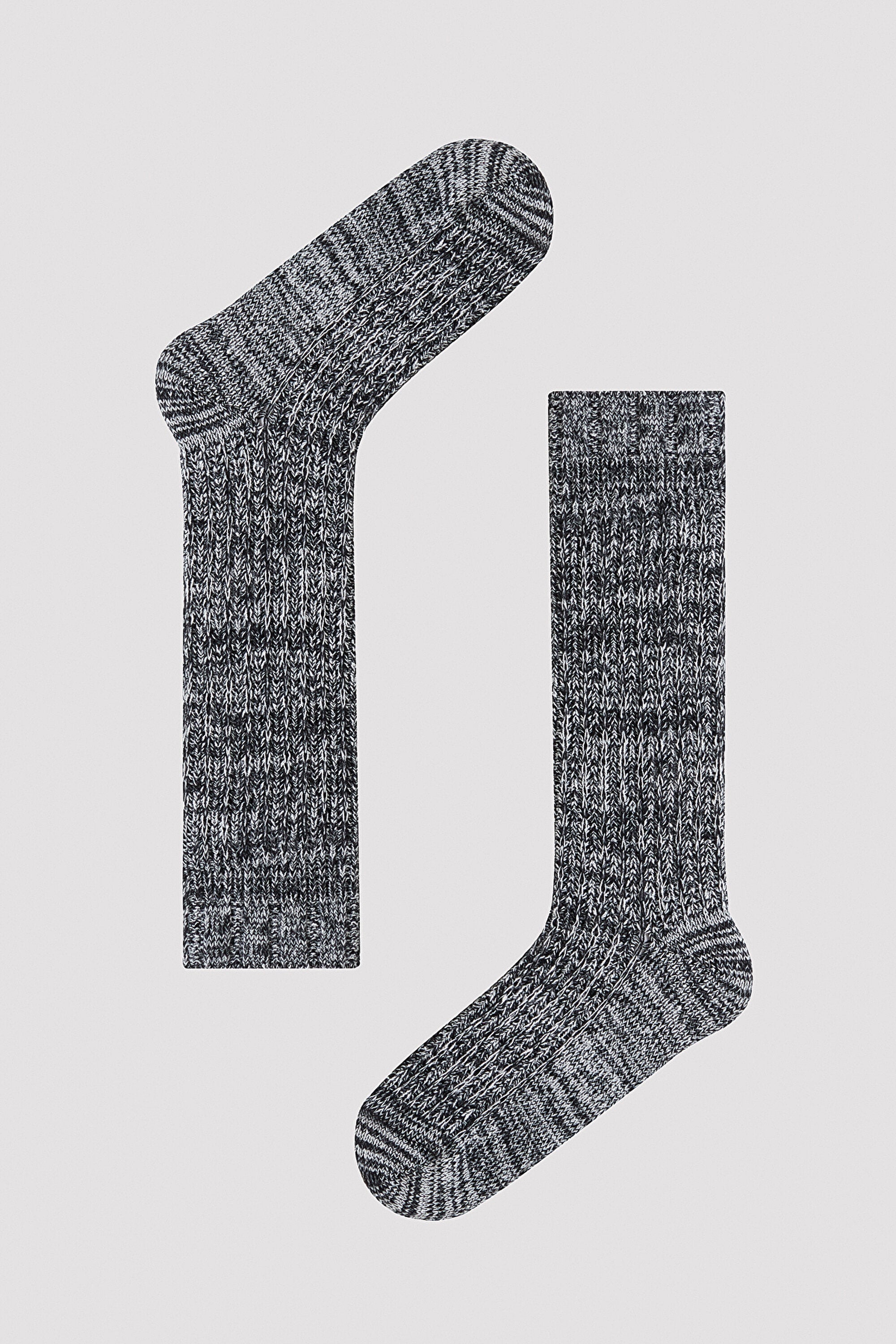 Soft Jacquard Black Leggings