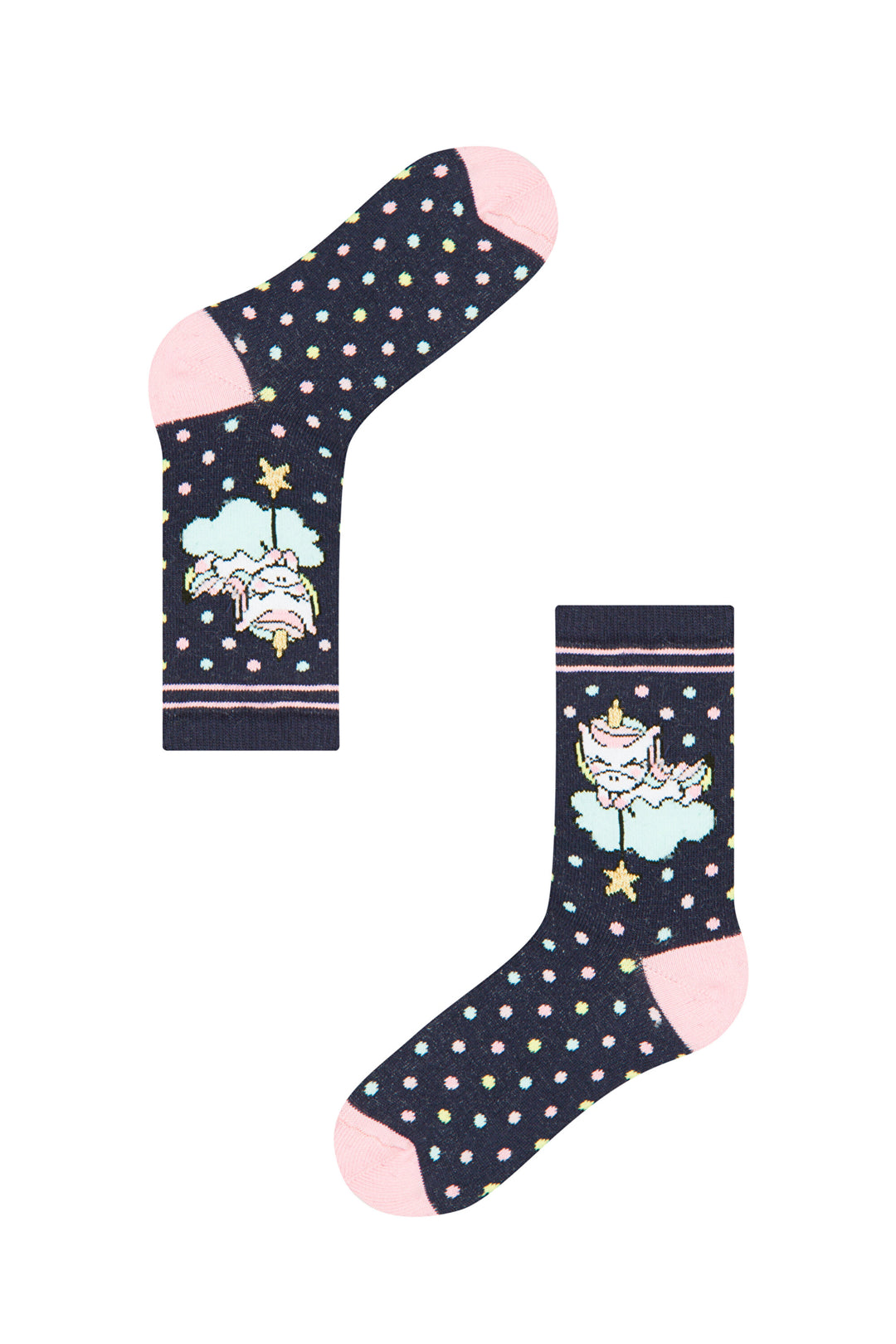 Girls Unicorn 3In1 Liner Socks