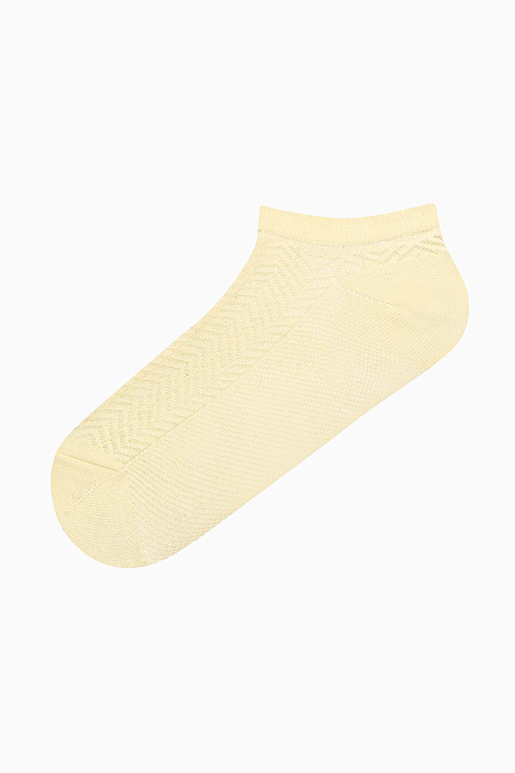 5 Pairs of Cotton Multicolored Zigzag Patterned Ankle Socks