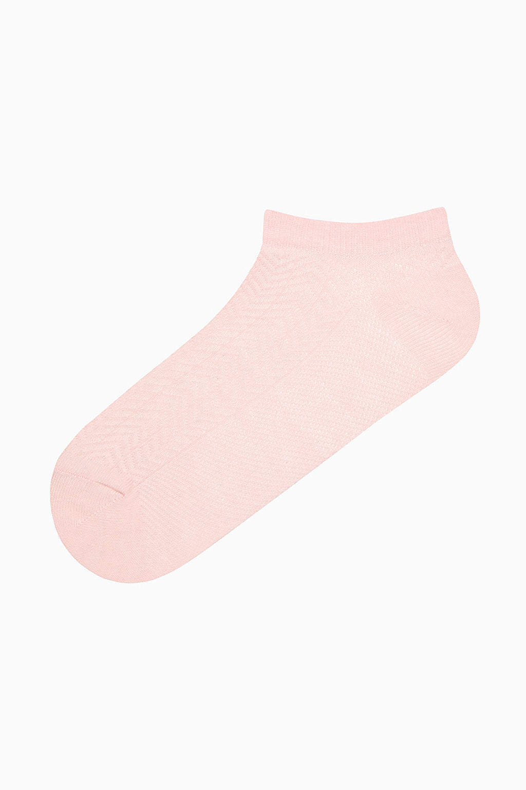 5 Pairs of Cotton Multicolored Zigzag Patterned Ankle Socks