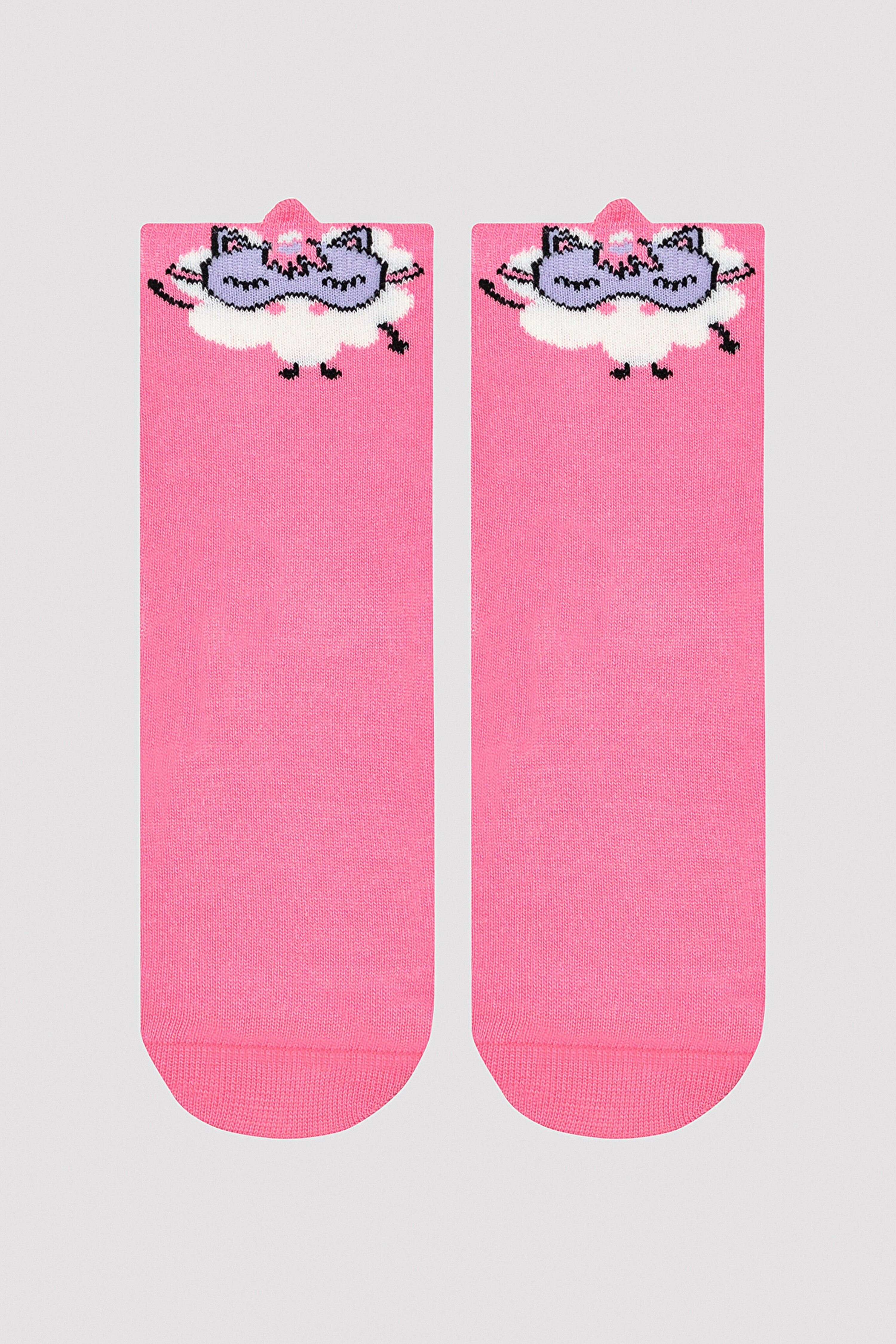 Girls Popcorn 3in1 Socket Socks