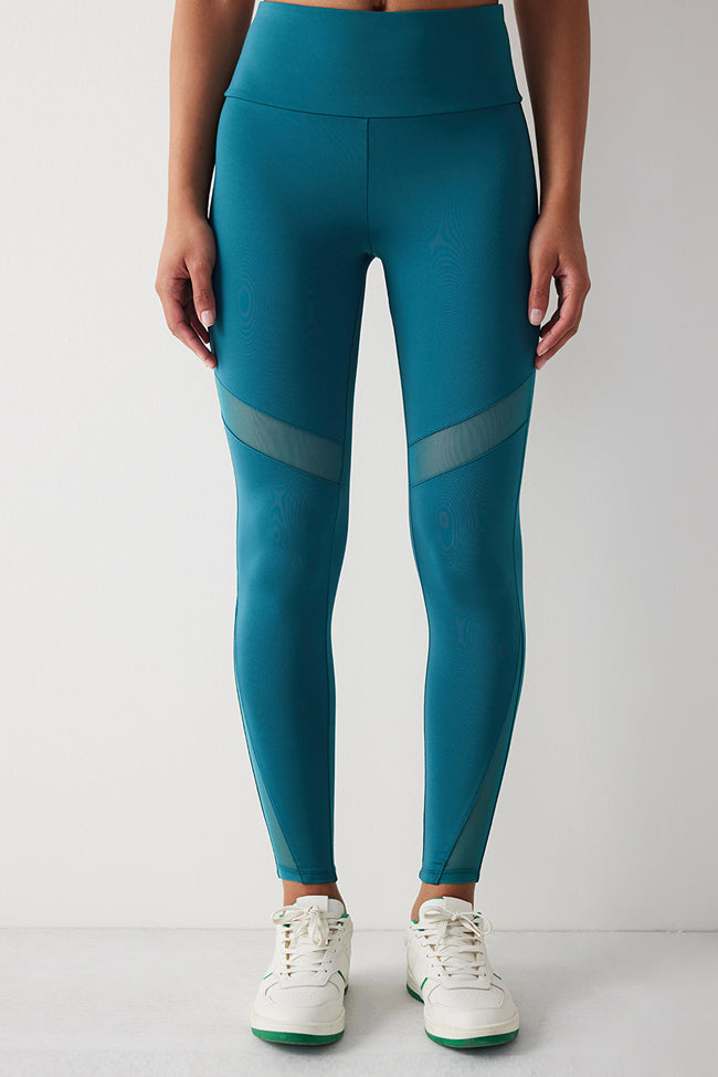 Mesh Panelled Leggings Main Image