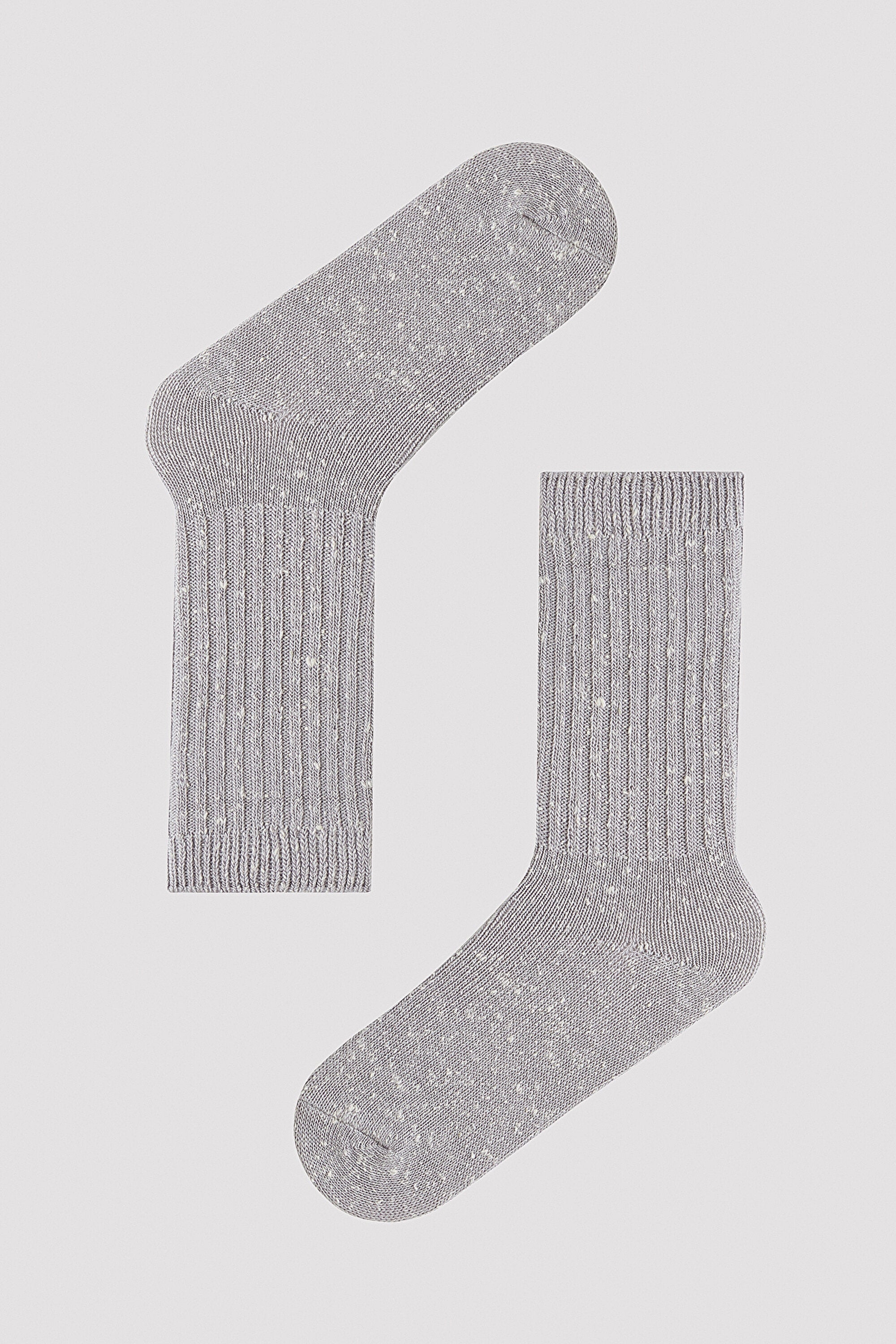 Grey Thick Boot Socks