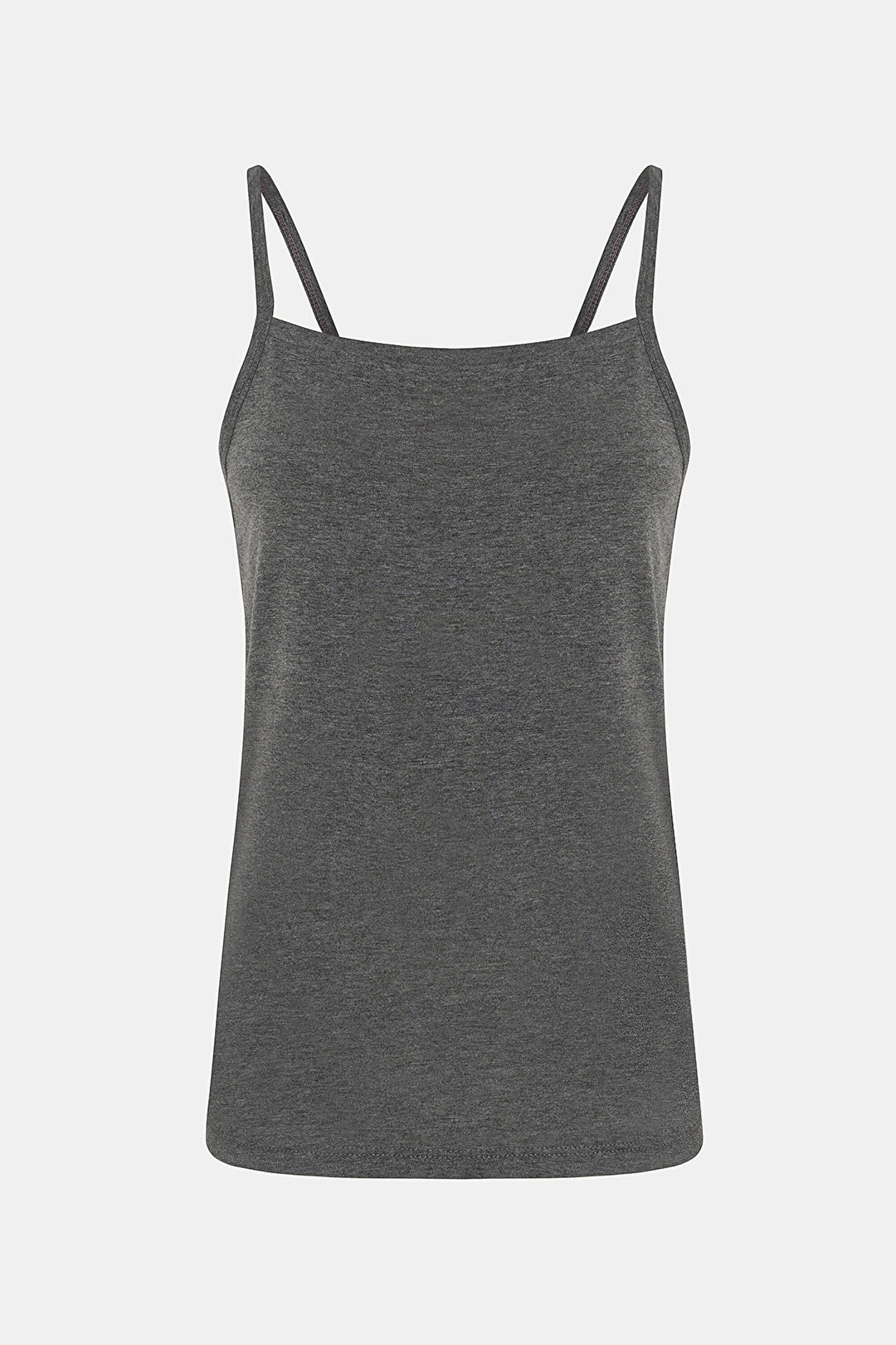 Cotton Strappy Gray Basic Undershirt