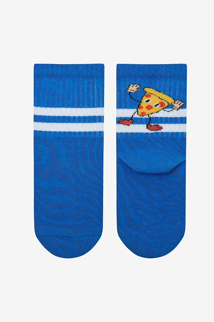 Boy Cool Snack 2-Pack Multicolored Tennis Ankle Socks