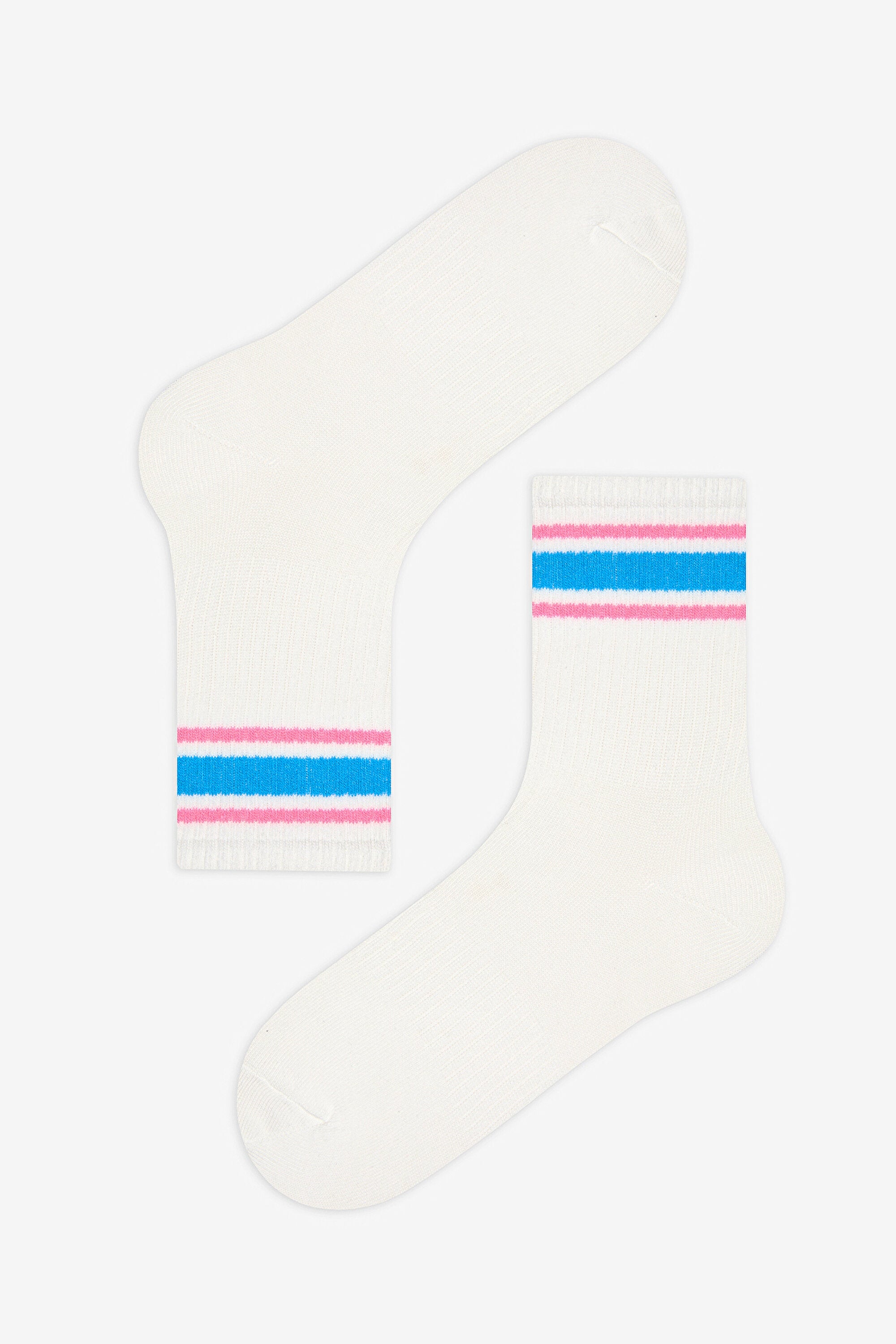 Colorful Thick Line 3-Pack Socks