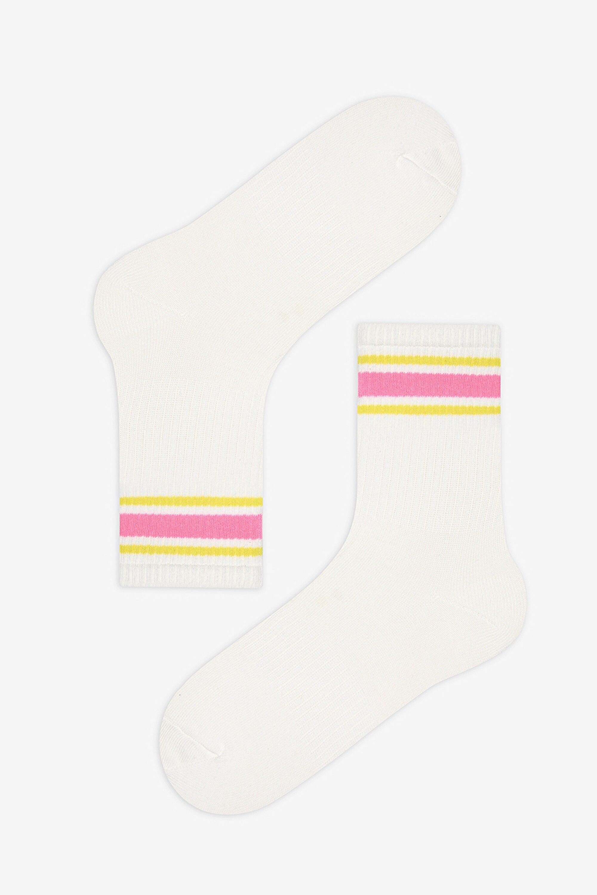 Colorful Thick Line 3-Pack Socks