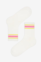 Colorful Thick Line 3-Pack Socks