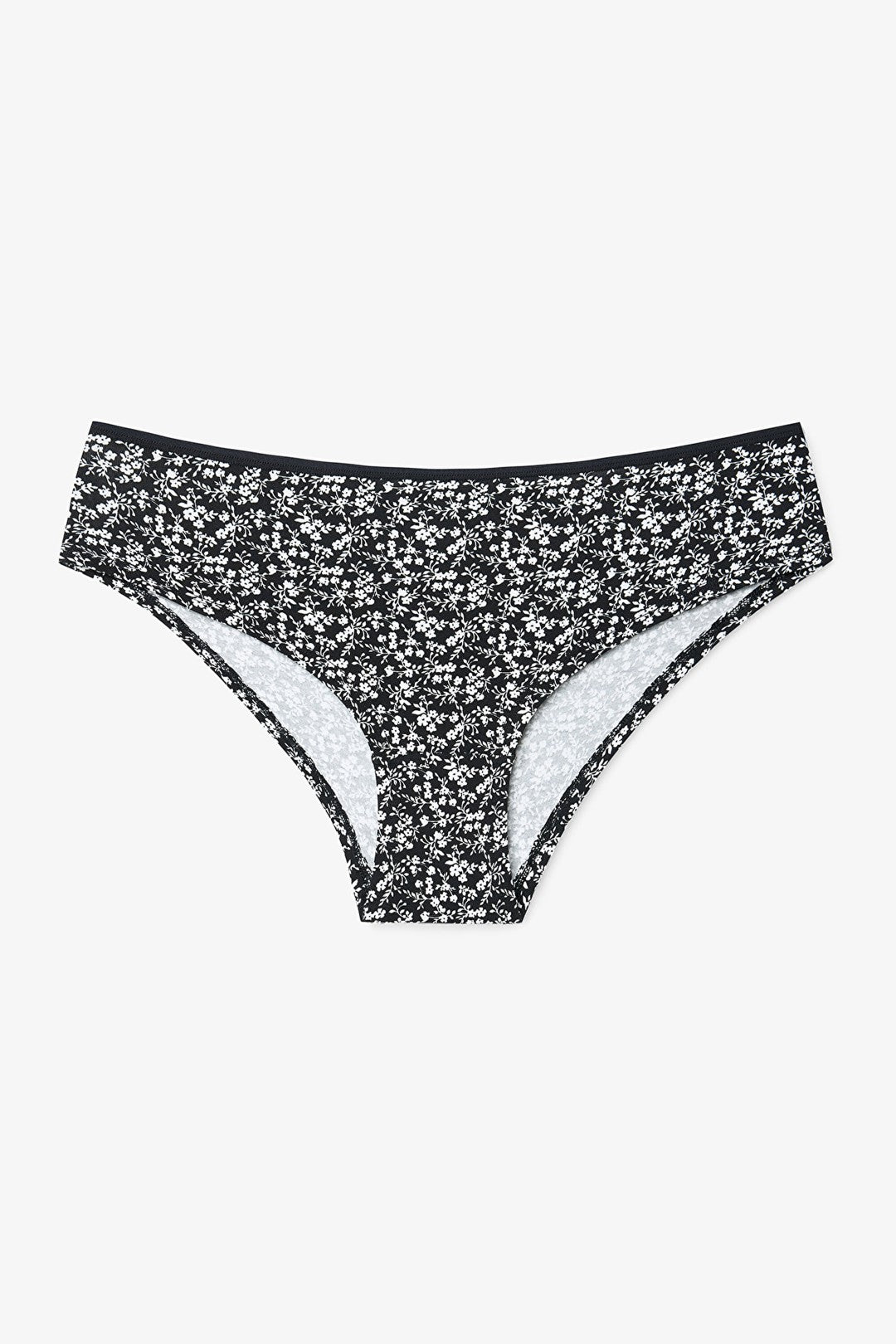 Floral Silhouette 3-Pack Normal Waist Hipster Panties