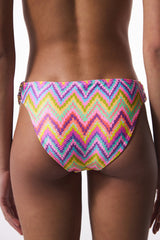 Zigzag Macrame Low Waist Bikini Bottom