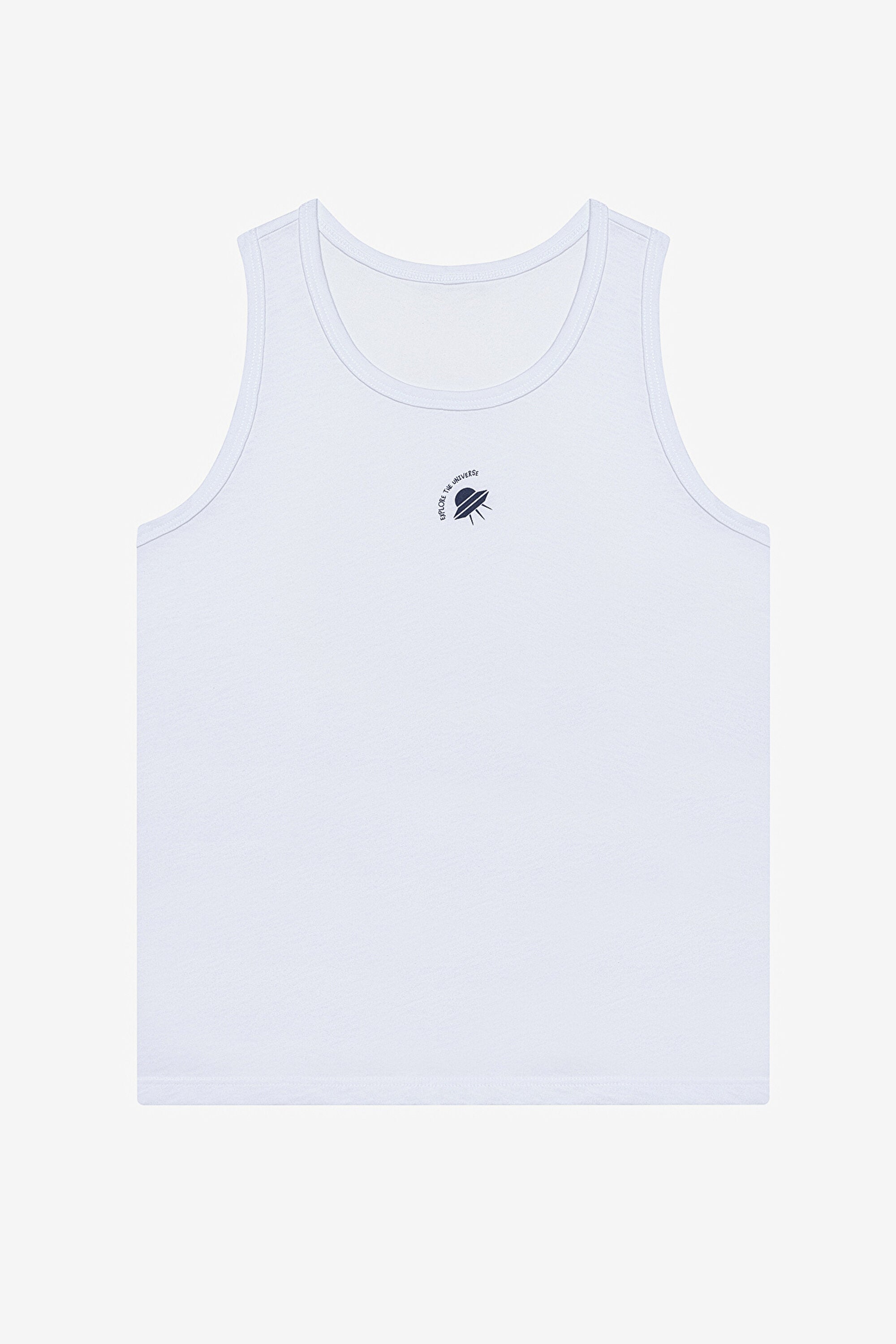 Boy Explore The Universe 2-Piece Multicolored Pajama Set