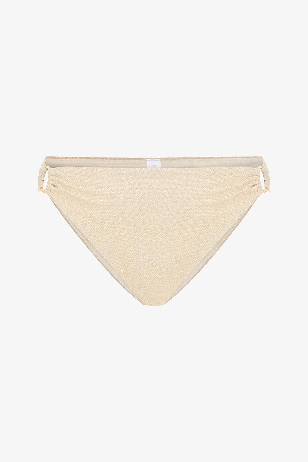 Ecru Jessi Side Buckle Bikini Bottom