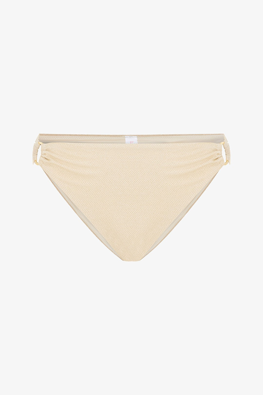 Ecru Jessi Side Buckle Bikini Bottom