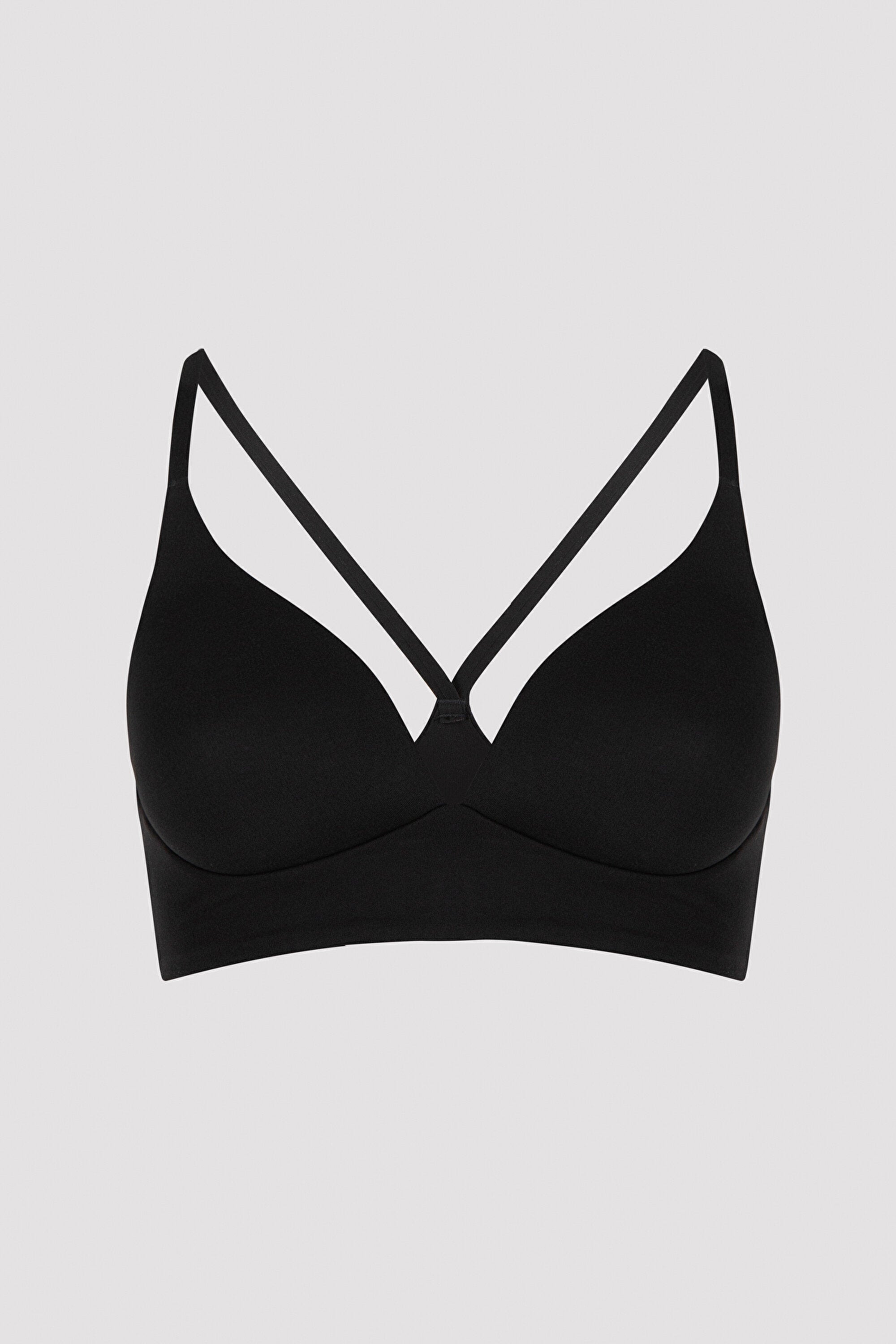 #Hiccaması Black Non-wired Super Bralette