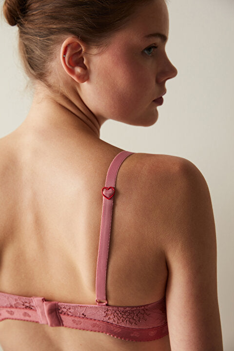 Gloria Lace Lace Pink Bra