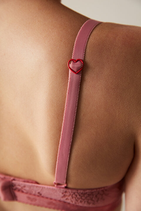 Gloria Lace Lace Pink Bra