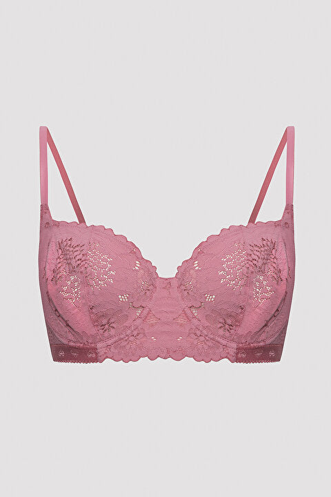 Gloria Lace Lace Pink Bra